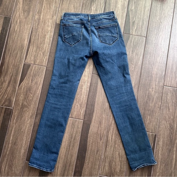 DRIFTWOOD Audrey High Rise Slim Straight Leg Stretch Jeans Dark Wash Sz 27 - Picture 5 of 8